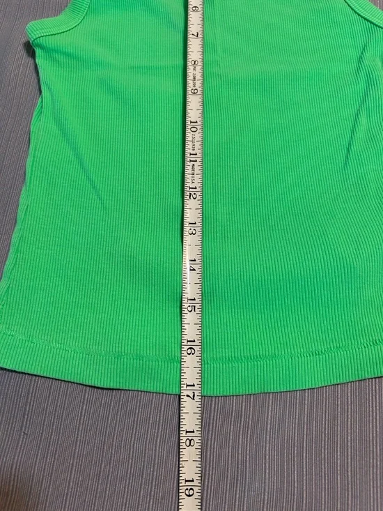 Universal Thread Bright Green Ribbed Tank - Picture 9 of 10